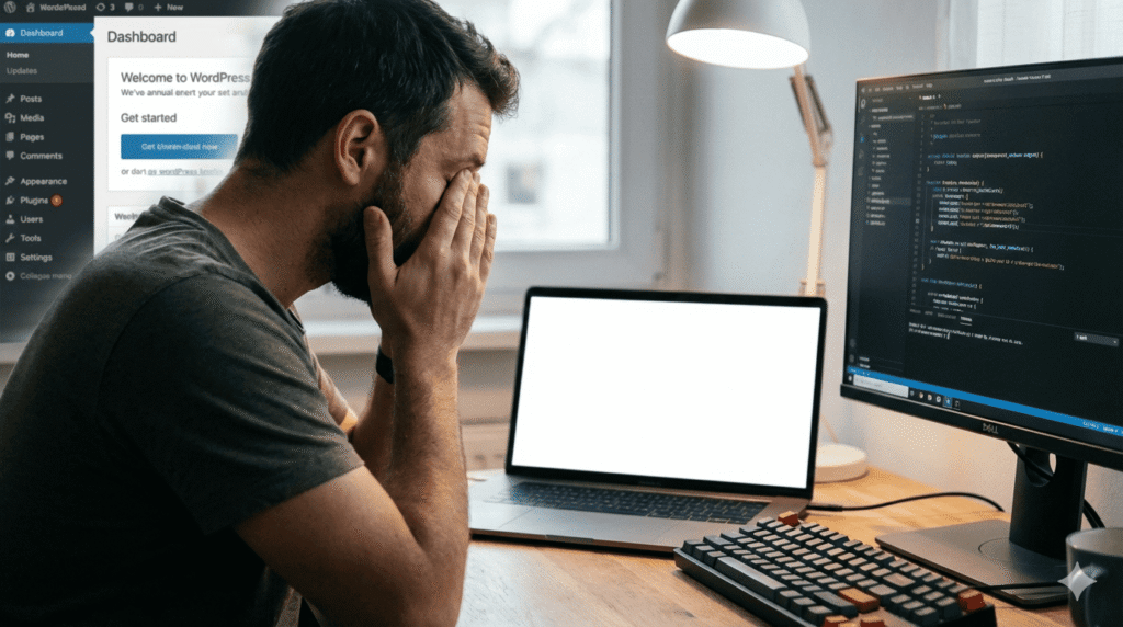 WordPress white screen error DCX Herald (1)