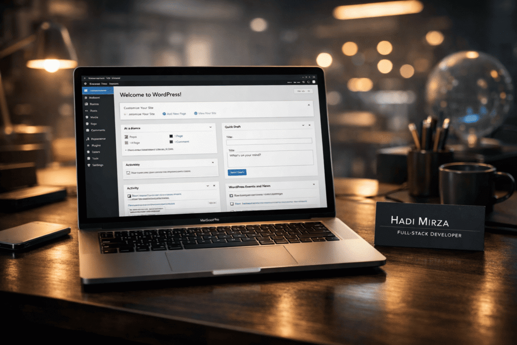 WordPress Maintenance Mode hadi-mirza.com