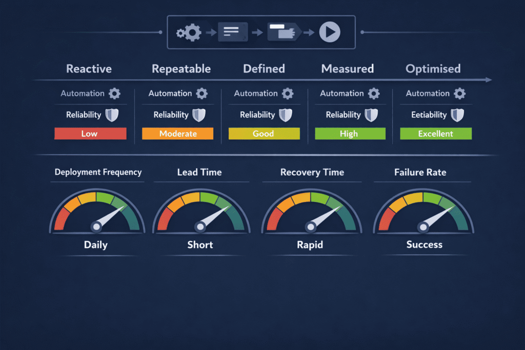 DevOps maturity automation optimization