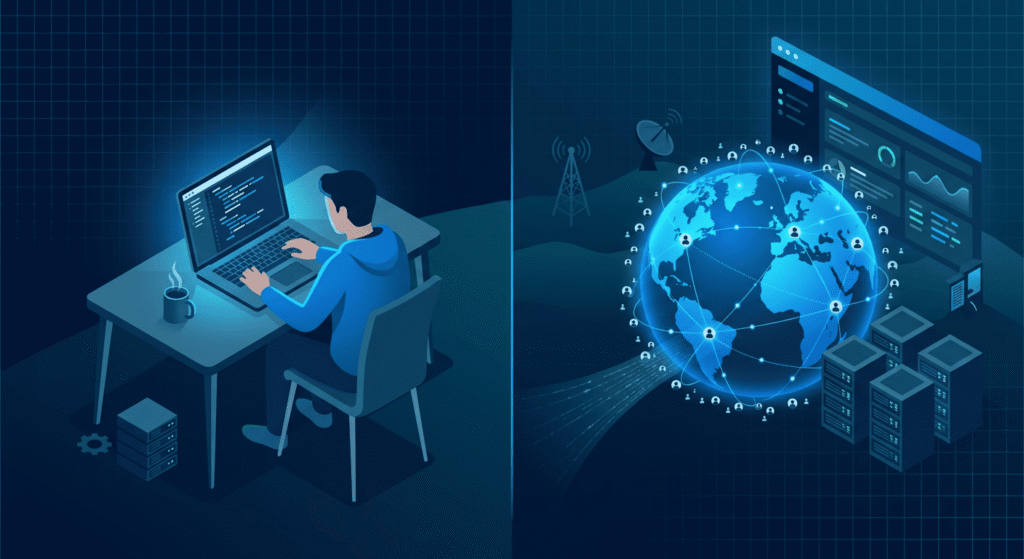development vs live environment DCX Herald hadi-mirza.com