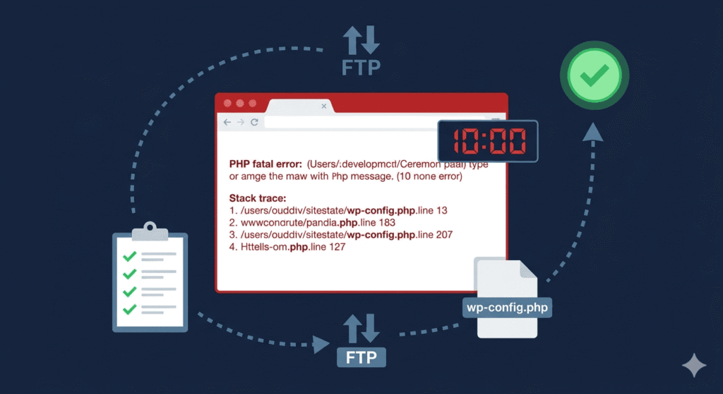 PHP fatal error live WordPress site hadi-mirza.com DCX Herald