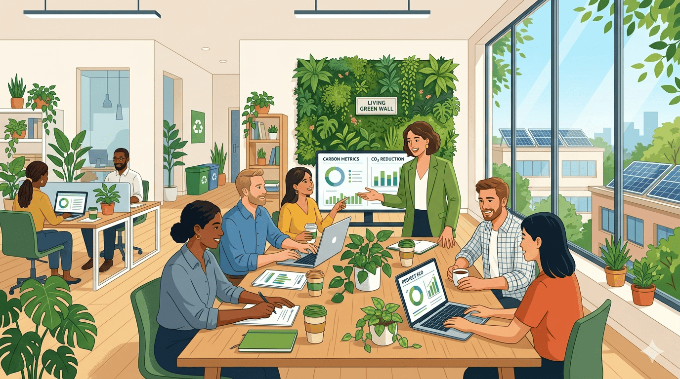 Green at Work: How Sustainability Is Becoming an Employee Expectation, Not a Perk