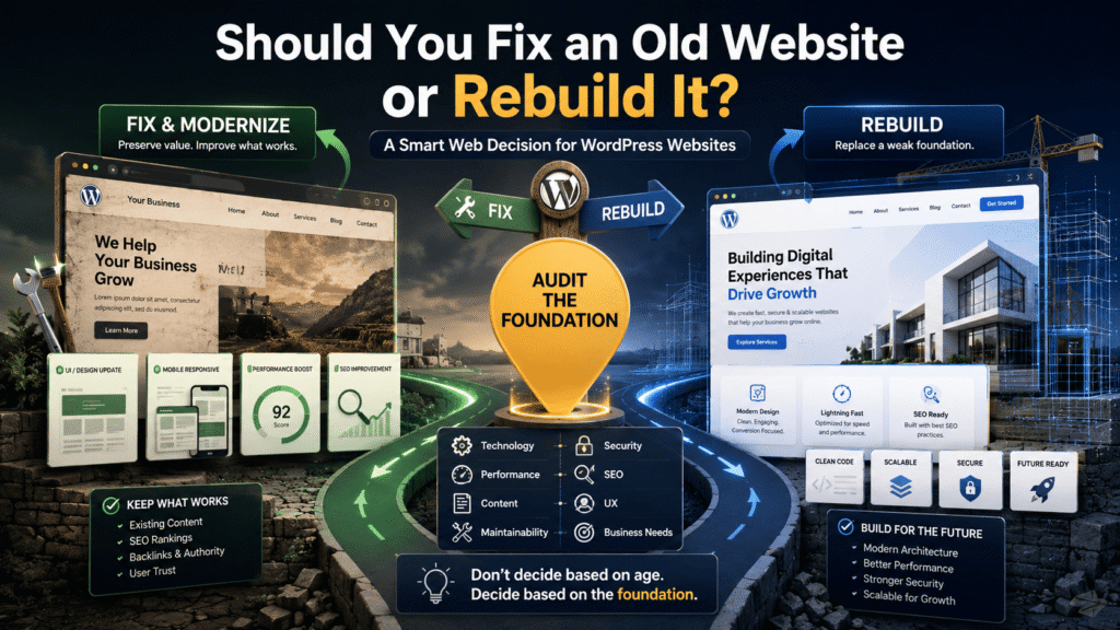 Fix or Rebuild Your Old Website Smart Web Decisions