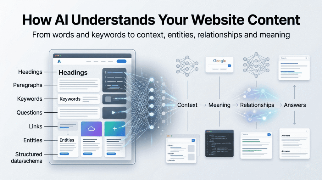 How AI Understands Your Website Content