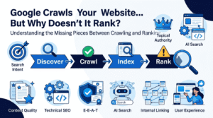Why Google Crawls Your Website but Doesn't Rank It