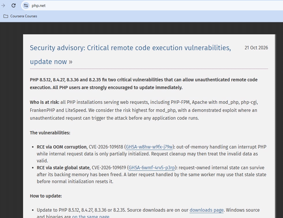 PHP2Shell security update hadi-mirza.com 