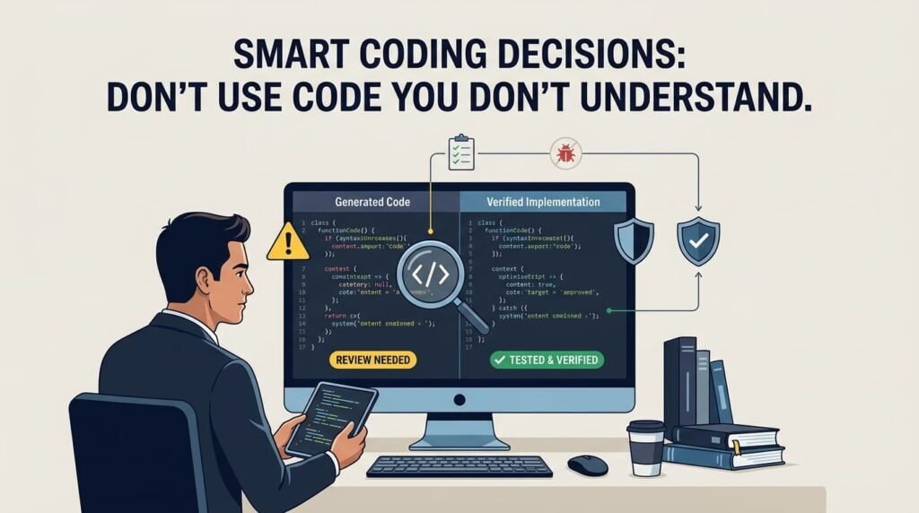 Don't Use Code You Don't Understand Smart Coding hadi-mirza.com